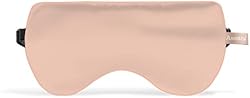 ASUTRA Silk Eye Pillow for Sleep, Pink | Filled w/Lavender & Flax Seeds | Weighted | Meditation & Light Blocki