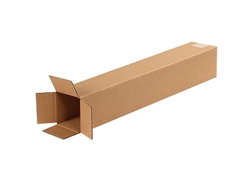 Image of Secure Seal - 4x4x36 Pack of 50 Corrugated Cardboard Packing Shipping Mailing Moving Carton Boxes