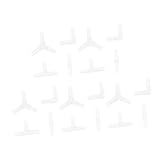 Milisten 20個 ティーアダプター 水族館用品 Y字型チューブコネクタ 接続アダプター - connector adapter アダプター-アダプター 水族館用エアチューブコネクタ Abs