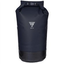 Bolsa seca Seattle Sports Co Explorer - Vinilo resistente al agua y abrasión, costuras soldadas, cierre enrollable, aro en D para amarre, color negro, 20 litros, ideal para canoas y kayak, fabricada en EE. UU.