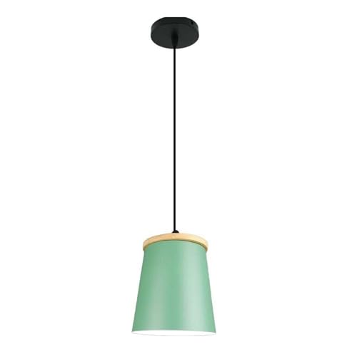 Suspension créative verte luminaire industriel pour salle à manger et restaurant