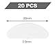 KMKANPO 10 Paar 1mm Silikon Nasenpads Antirutsch Brillenpads Adhesive Nasenpads Brillen Pads Selbstklebend Brillen Nasenpads,Brille Zubehör,Für Brillen Und Sonnenbrillen(Transparent)