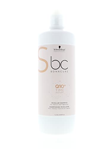 Schwarzkopf Bonacure Q10 Time Restore Shampoo, 33.8 oz,for Mature and fragile hair