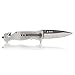 Military Gift Shop Air Force Folding Elite Tactical Knife - Disabled Vet Owned Business - Air Force Knife Silver