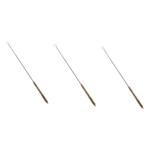 Cabilock 3pcs Drill Wire Brush Wire Cleaning Tube Brush for Slag Cleaning Long Handle Design for Easy Use