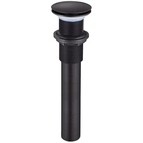 HEATGENE Bathroom Sink Drain Venetian Bronze, Pop Up Drain without Overflow, Pop Up Drain Stopper for Bathroom Sink, Bathroom Sink Drain Stopper Pop Up, Fits 1-1/2" Opening with a 1-1/4" Tailpiece Cover