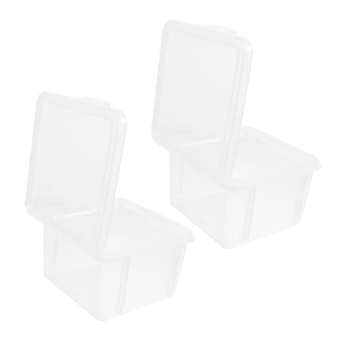 Caja plástica para coleccionar monedas 2 piezas miniatura 1