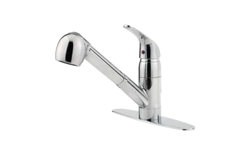 Pfister-G13310CC-Pfirst-Series-1-Handle-Pull-Out-Kitchen-Faucet-in-Polished-Chrome-Water-Efficient-Model Pfister G13310CC Pfirst Series 1 Handle Pull Out Kitchen Faucet in Polished Chrome Water Efficient Model