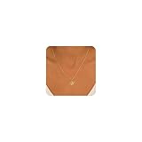 Collares con inicial para mujer, chapados en oro de 14 quilates, collar con colgante de letra A-Z, collar de oro para mujer, nombre personalizado, joyería delicada, accesorios de moda, 16' +2', Latón