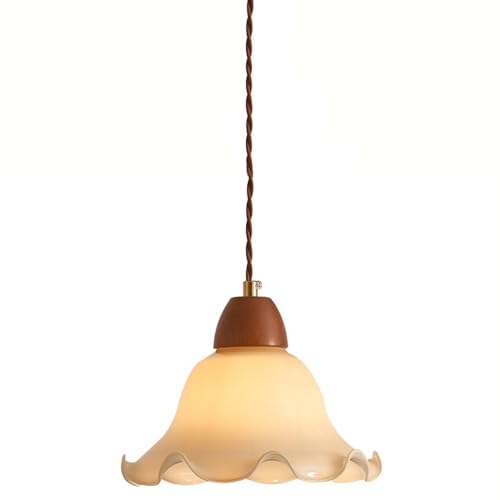 Luminaire pendentif en verre blanc E27 pour embellir le salon et le bar