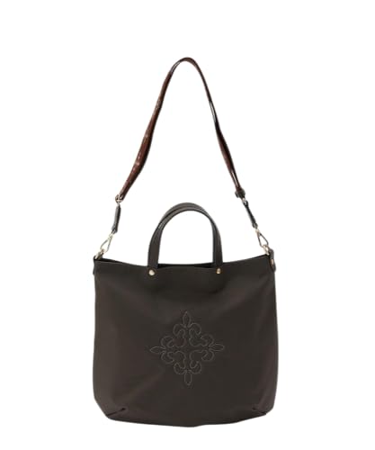 [ラシット] 3/4～価格改定》スリム2WAYトートバッグ <コーデュラナイロン> RUZ1042121A0013 Free ダークブラウン