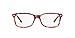 Ray-Ban RX5428 Square Prescription Eyewear Frames, Red & Purple Havana, 55 mm