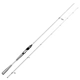 Tackle P*rn White Cane Limited Edition Spinnrute – 2,04m 7-19g – Nanocore X-Blank, TP X-Guides & Carbon Handteil – Exklusive Barsch- & Zanderrute für Jigs, Hardbaits & Rigs