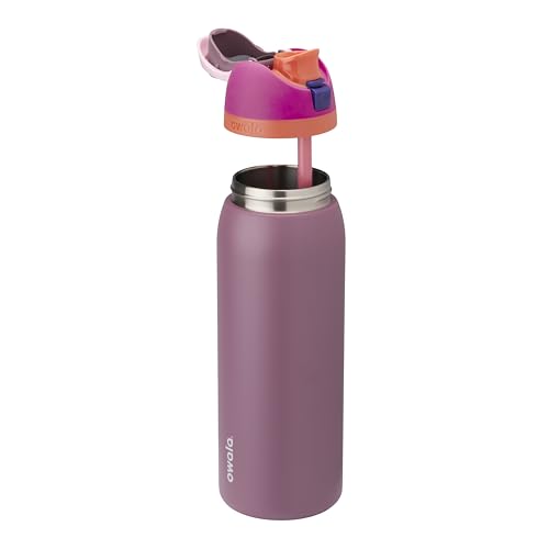 Image of Owala FreeSip Insulated Stainless Steel Water Bottle with Straw for Sports, Travel, and School BPA-Free Sports Water Bottle, 40 oz, Crown Jewel