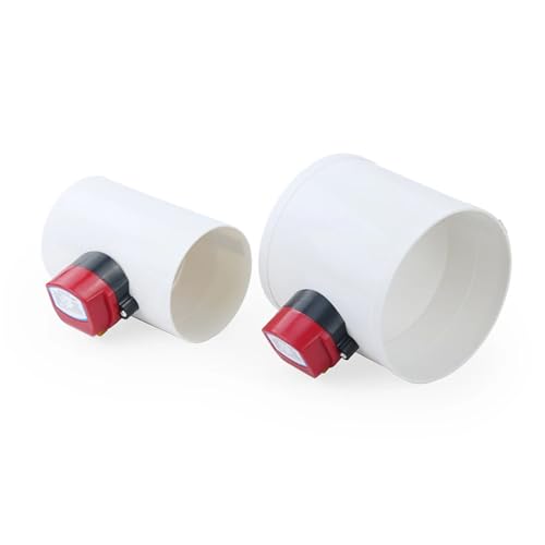 Válvula de control de volumen de aire de 75mm para evitar reflujo en tuberías 6