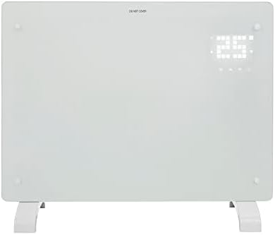 Devola Wifi Enabled Smart Electric Glass Panel Heater 1500W | Alexa Heating  Control, Open Window Detection, Wall Mounted u0026 Free Standing Low Energy  Heaters with Timer | Lot 20, DVPW1500WH (White) :