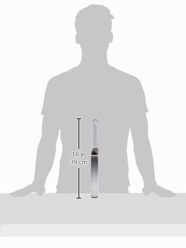 Foto von Dr. Oetker Winkelpalette groß, Streichmesser zum Dekorieren und Verzieren von Torten, Küchenhelfer mit Funktionsteil aus Edelstahl, Glasurmesser, (Farbe: weiß/silber), Menge: 1 Stück