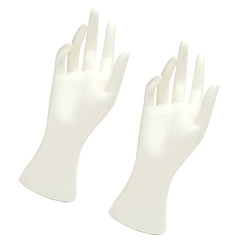 2 soportes de exhibición para anillos, estante de exhibición para relojes, bandeja de joyería, anillos, pulsera, organizador, anillo, exhibición de dedo, maniquí, guantes, organizador de exhibición,