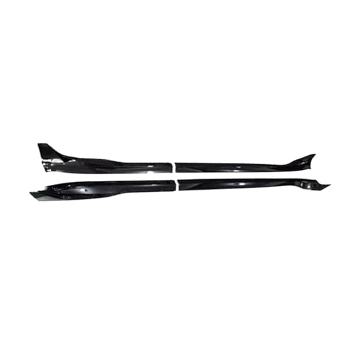 Kit de faldones laterales para Tesla Model 3 y Y con textura de fibra de carbono ABS