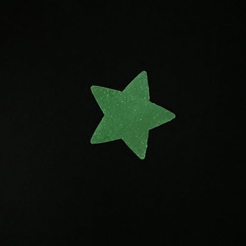 100 piezas stickers 3D estrellas que brillan en oscuridad miniatura 5