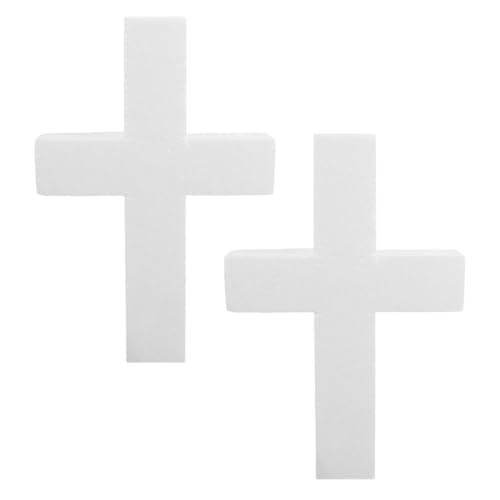 Cruz de espuma ligera para manualidades religiosas sin pintar ideal para personalizar altares