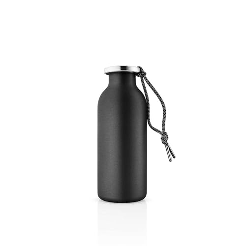 Eva Solo | 24/12 to Go Recycled Isolierflasche Black | Der Inhalt bleibt 24 Stunden kalt und 12 Stunden warm | Black