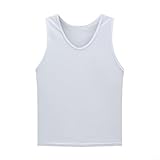 Football Vest for Kids and Youth, Breathable Mesh Training Jersey with Loose Fit for Soccer, Basketball, and Team Sports Practice, Fast Drying Athletic Bib(Black)