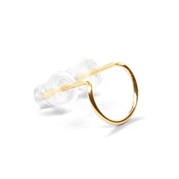 Double-Lobe-Circle-Piercing-Multiple-Round-Earring-2-Hole-Stud-Hoop-Post-Ear-Jewelry