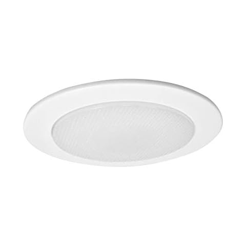 NICOR Lighting 4 inch White Shower Trim Cover
