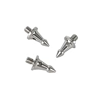 GERMAN TACTICAL SYSTEMS Stativ-Spikes, 40 mm Länge, 20 kg Tragkraft, Silber