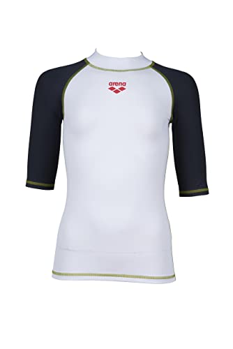 ARENA Girls' Standard Short Sleeves Rash Vest, Swim Shirt with Uv Sun Protetion3