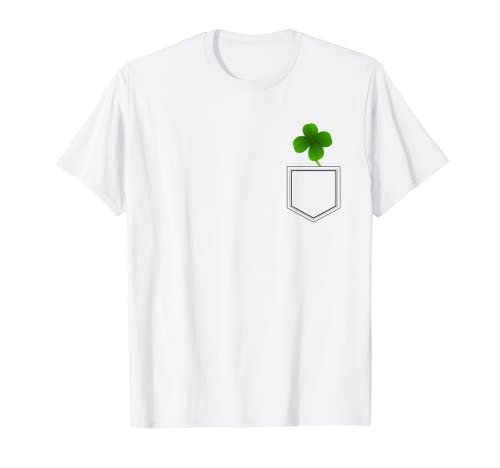 St. Patrick's Day - Shamrock Pocket Camiseta