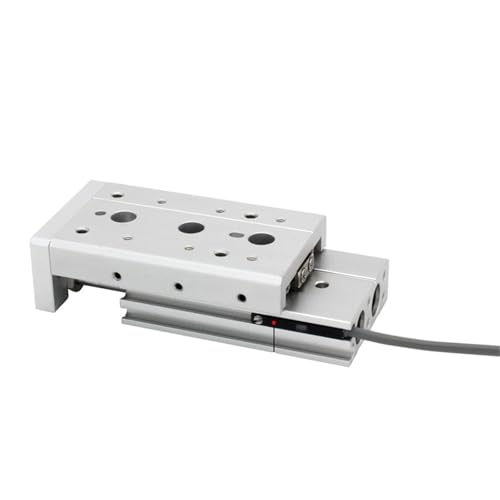 Vérin pneumatique MXS8 résolvant les défauts d'alignement de table guidée