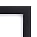 Amazon Basics Rectangular Photo Picture Frame, 6 x 4 inches, Pack of 5, Black
