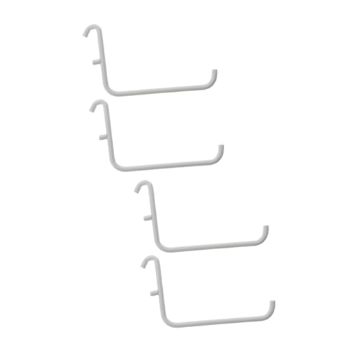 SOESFOUFU 2sets Workbench Pegboard Hooks Display Shelves Retail Item Holders Supermarket Shelf Hooks Iron Material Space Saver 2pcs*2