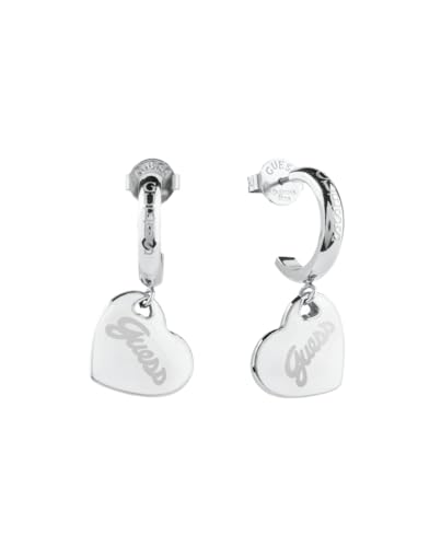 Pendientes Vintage guess de acero plateado
