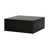 table ruskin habitat occasion  Habitat et Jardin Table Basse en MDF Prizma - 90 x 90 x 35 cm - Bois Noir