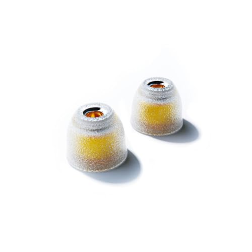 Image of TANGZU Tang Sancai Noble Earbud Tips, Replaceable Liquid Silicone Medical Grade Hypoallergic Eartips, Stainless Steel IEM Ear Plugs, Optional XS /S /M /L Size for in Ear Monitors (S- 1 Pair)