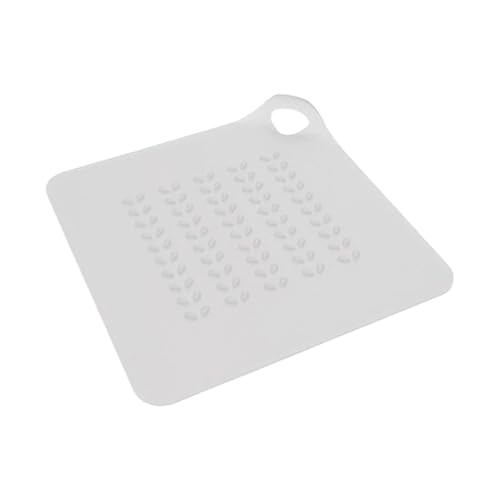 Cubierta de desagüe de Silicona, fácil Mantenimiento, 15x15 cm, tapón de Olor a Drenaje, tapón de Drenaje de baño, rápido para Quitar, para los inquilinos de los propietarios de viviendas.