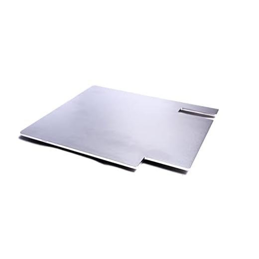 Generisch Edelstahl Grillplatte aus 4mm Edelstahl 1/2, passend für Son of Hibachi