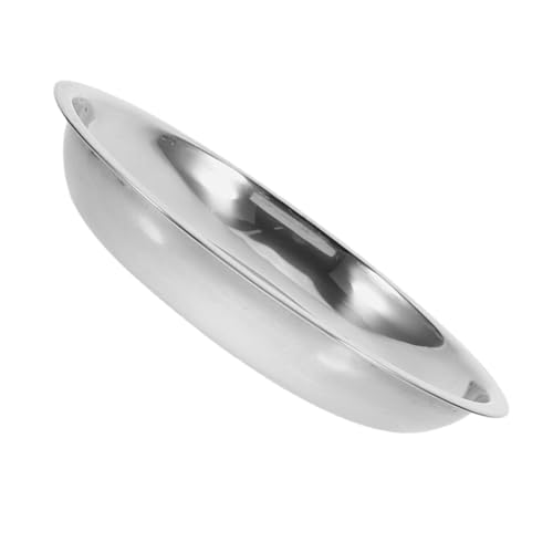 VALICLUD ステンレス製浅型ペットフードボウル 猫用食器 水皿 子猫対応 耐久性高く衛生的 清掃簡単 ペット給餌用 設計