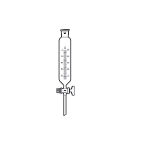 DURAN 24 122 24 - Embudo cilíndrico, con escala y junta de tierra, capacidad de 100 ml