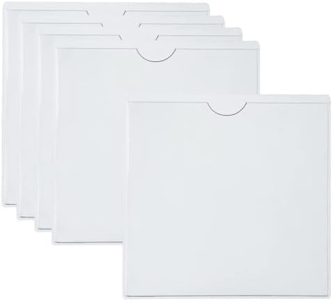 10-Pack Transparent Parking Permit Holders - Self-Adhesive 12x9cm PVC Ticket Holders For Car Windscreen | For Permits, Badges, Notes, Caravans-445624