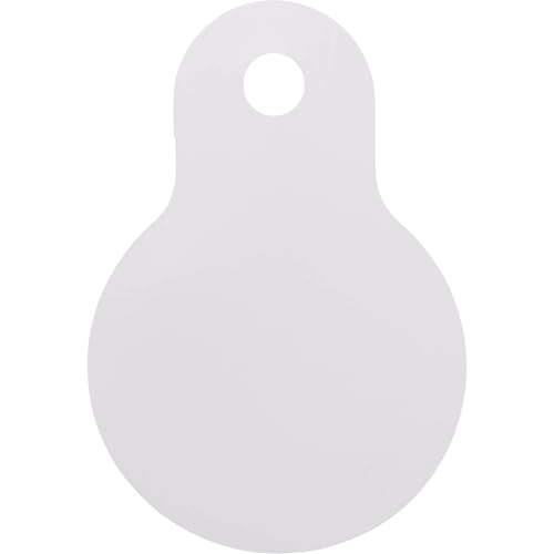 1000 Pc Box Plastic Pear Shaped Part Inventory Tags 3 3/8