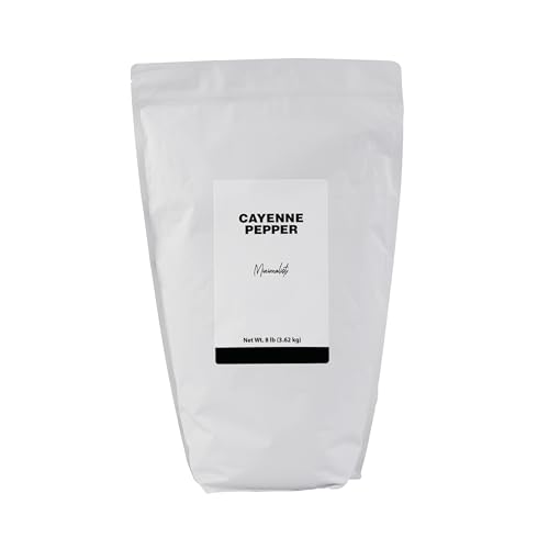Minimalist cayenne pepper in refillable bag