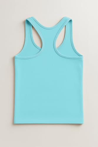 Image of Kurve Premium Girls Seamless Supersoft Wide Strap Comfortable Racerback Tank (Made with Love in The USA)