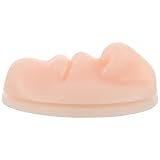 ARTIBETTER Modelo de Práctica de Piercing en Silicona Flexible para Nariz y Boca, Color Piel, Tamaño Mediano, para Entrenamiento Profesional en Perforación de Cara y Cuerpo, Uso en Salón