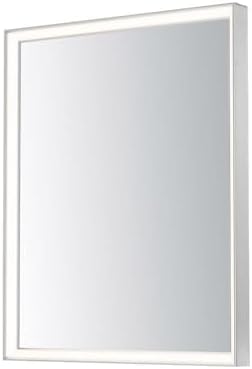 ET2 Bevel 40W 1 LED Mirror 30 Inch Tall and 24 Inch Wide with Satin Nickel Finish