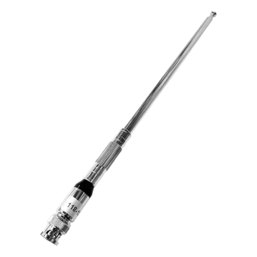Sreuyong 118-136MHZ BNC Telescopic Antenna High Gains Airband Antenna for TH-28A TH-48A TH-78A Aviation Frequency