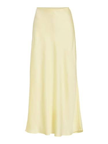Vila Female Damen High Waist Midirock eleganter Rock in Midi-Länge VIELLETTE High Waist